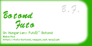 botond futo business card